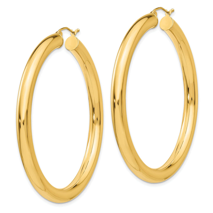 Lovely Rita's Earrings 14k Yellow Gold 5MM Lightweight Hoop Earrings