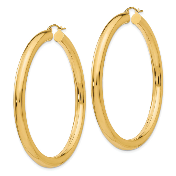 Lovely Rita's Earrings 14k Yellow Gold 5MM Lightweight Hoop Earrings