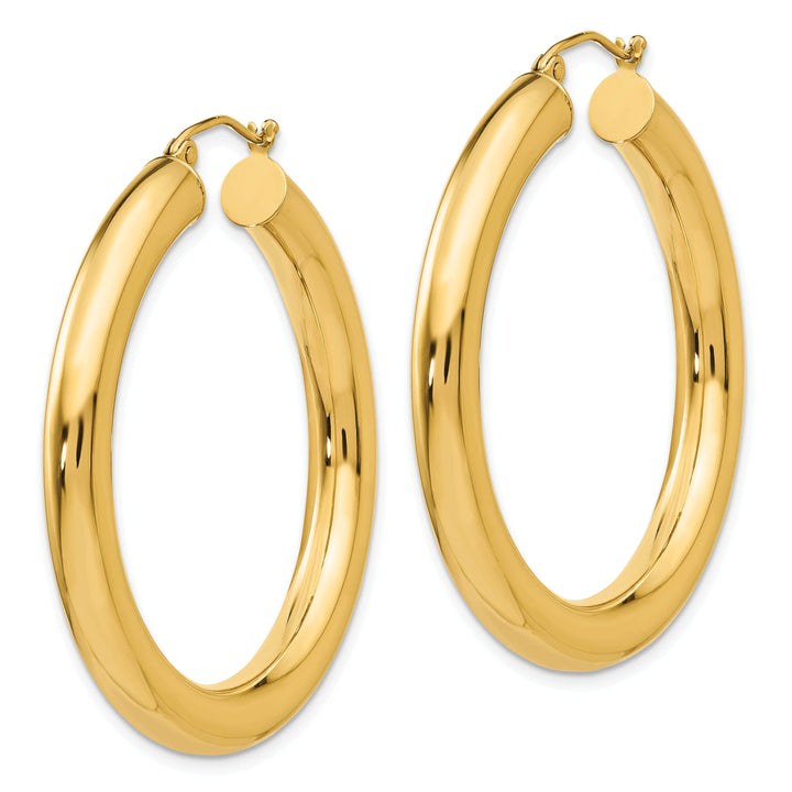 Lovely Rita's Earrings 14k Yellow Gold 5MM Lightweight Hoop Earrings
