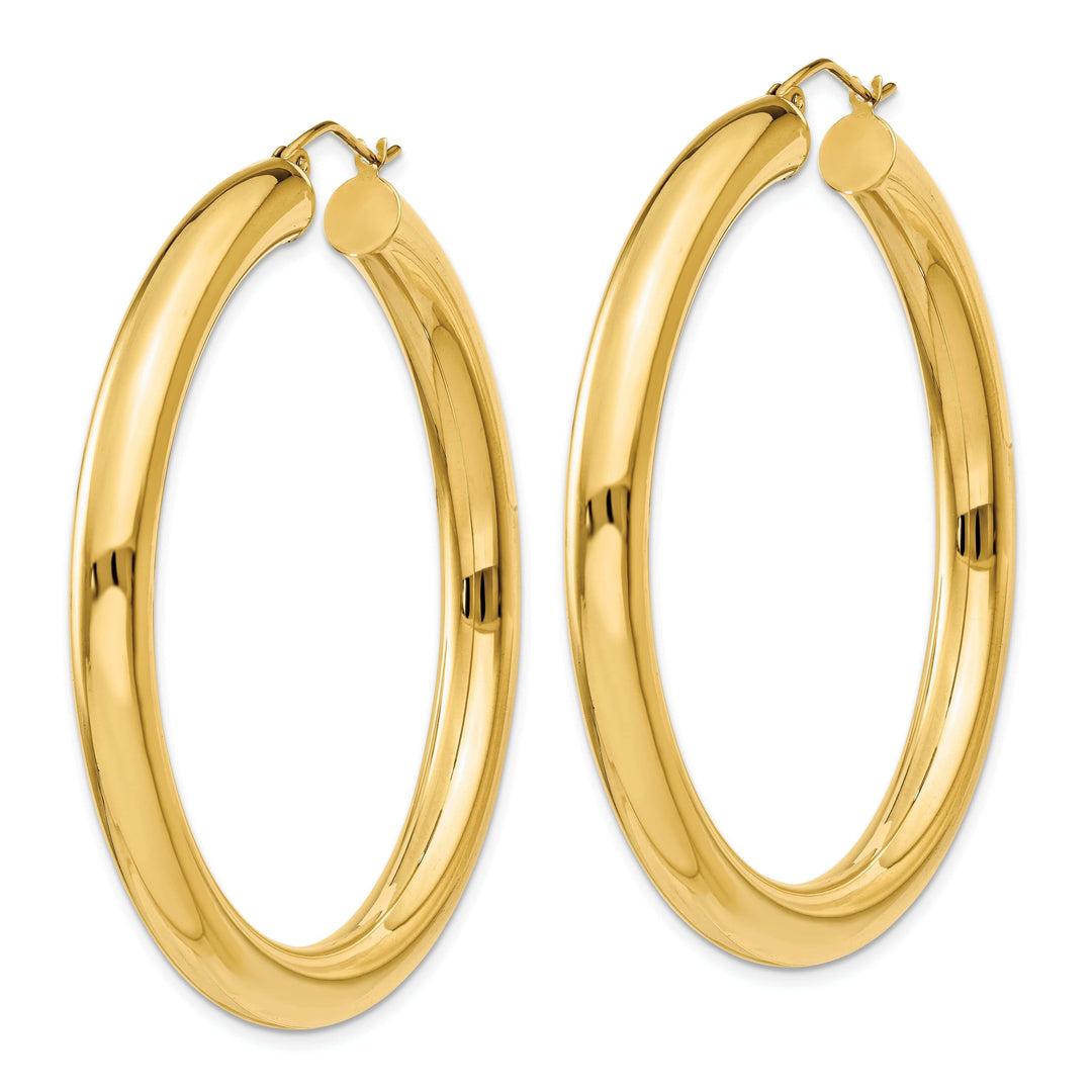 Lovely Rita's Earrings 14k Yellow Gold 5MM Lightweight Hoop Earrings
