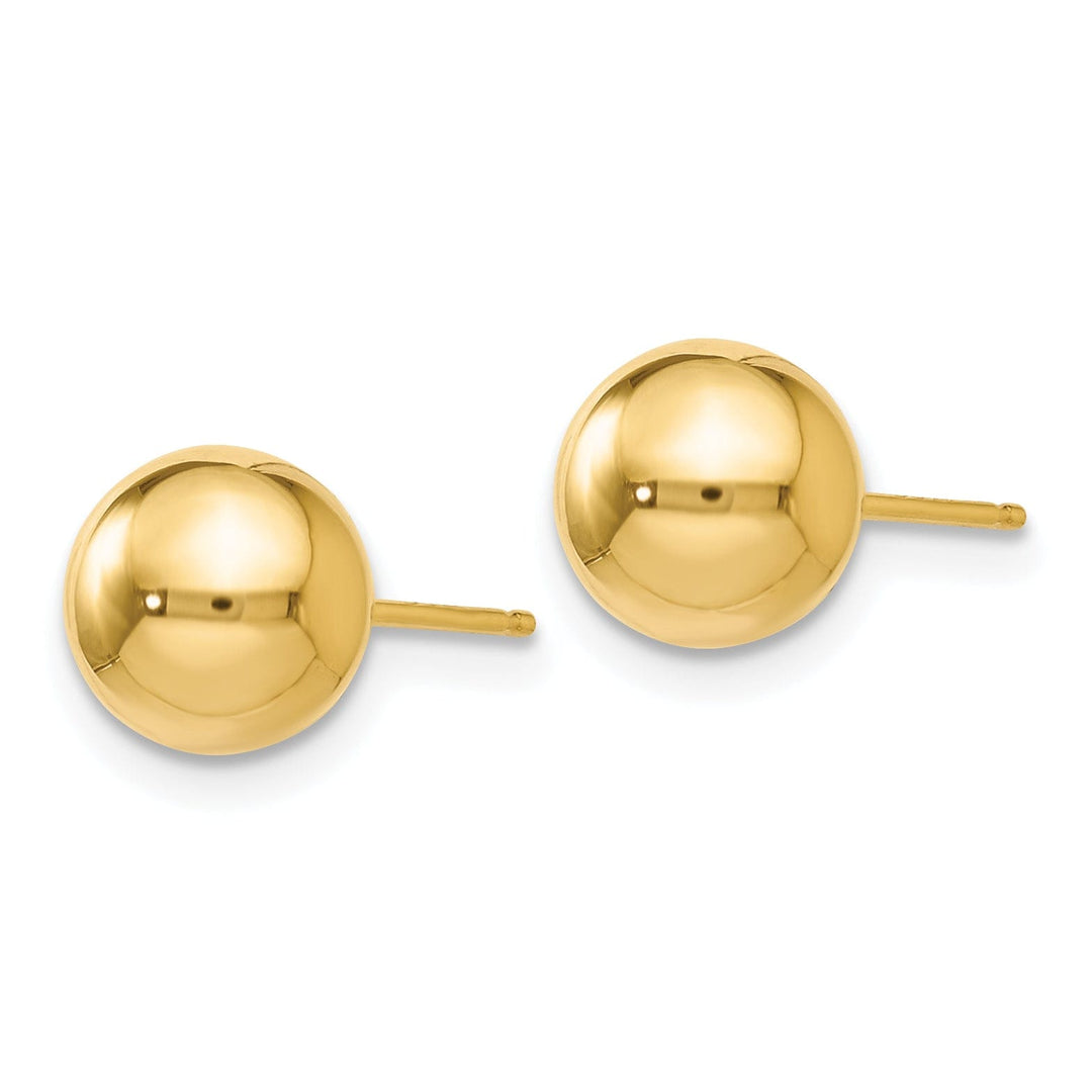 Lovely Rita's Earrings 14k Yellow Gold 7mm Ball Post Earrings