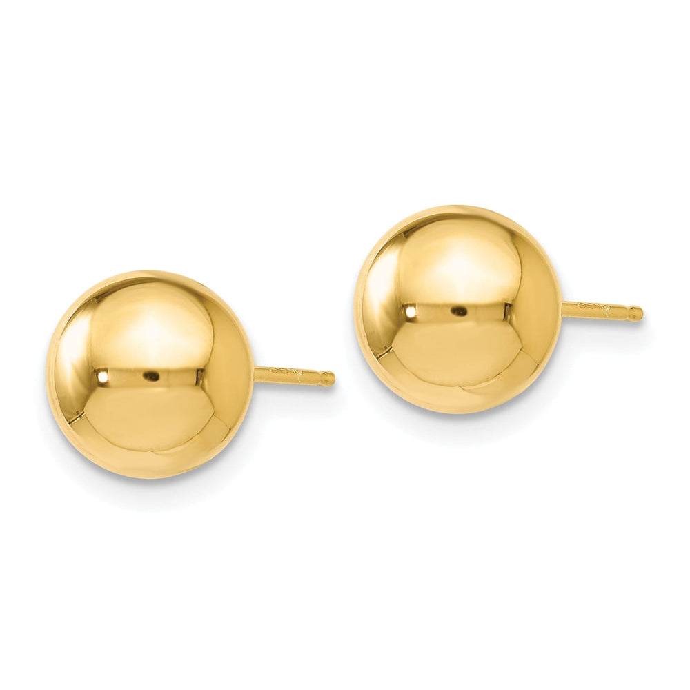 Lovely Rita's Earrings 14k Yellow Gold 8mm Ball Post Earrings