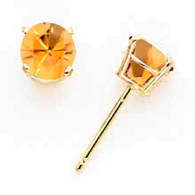 Lovely Rita's Earrings 14k Yellow Gold Citrine Earring