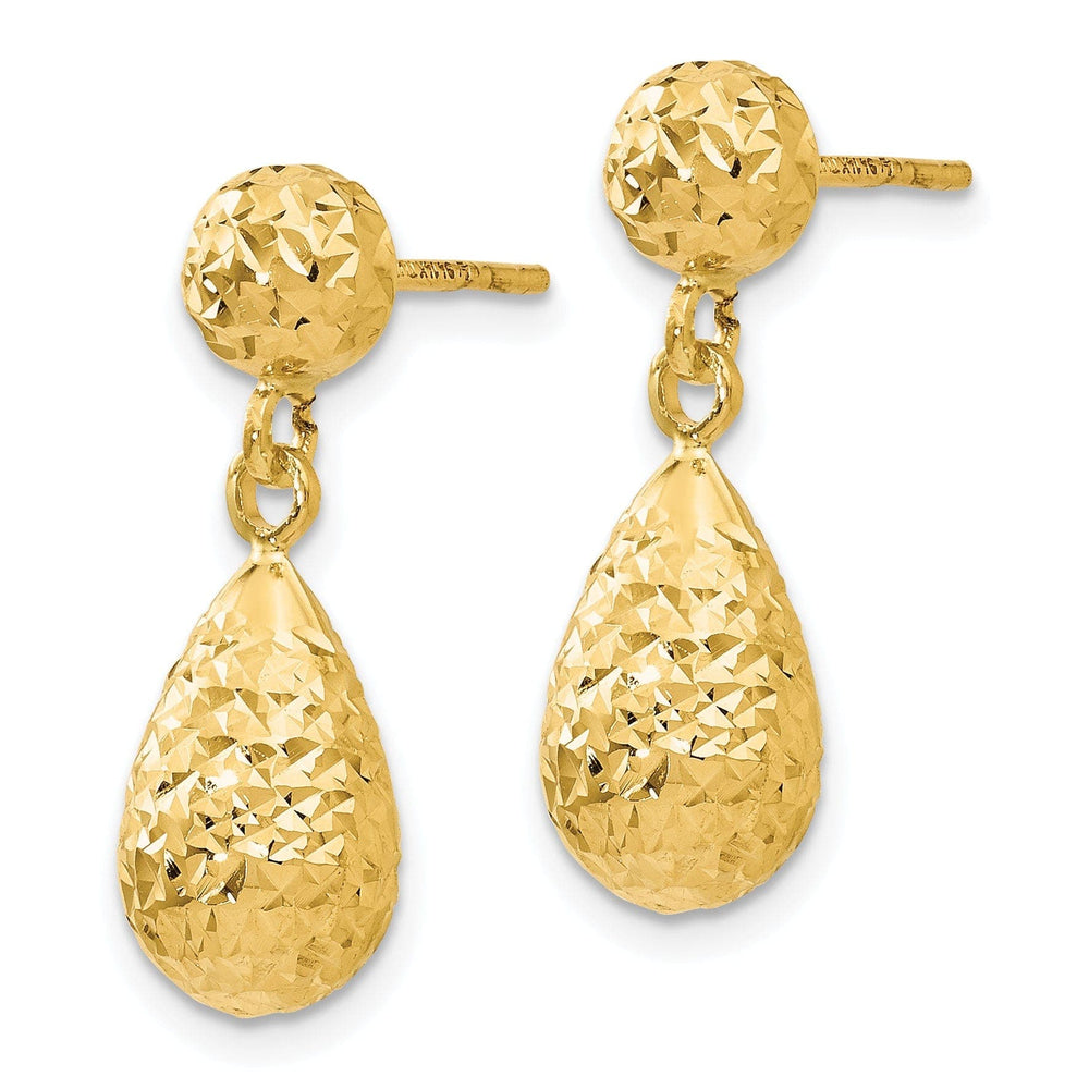 Lovely Rita's Earrings 14k Yellow Gold Dangle Earrings