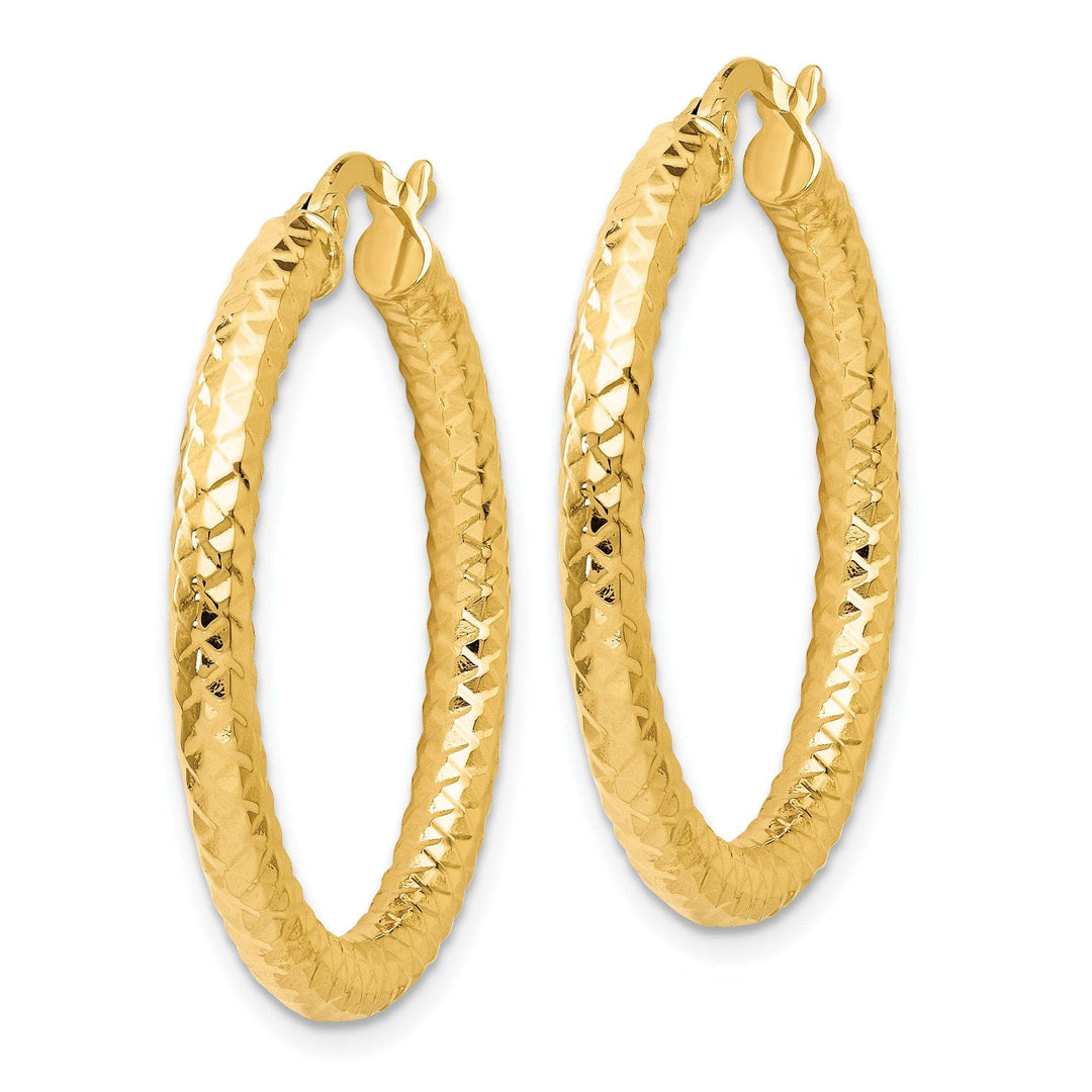 Lovely Rita's Earrings 14k Yellow Gold Forever Lite Hoop Earrings