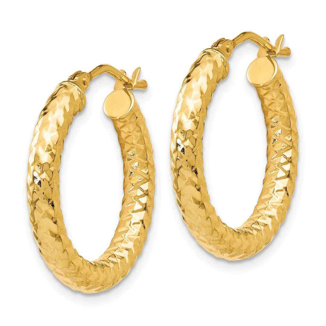 Lovely Rita's Earrings 14k Yellow Gold Forever Lite Hoop Earrings