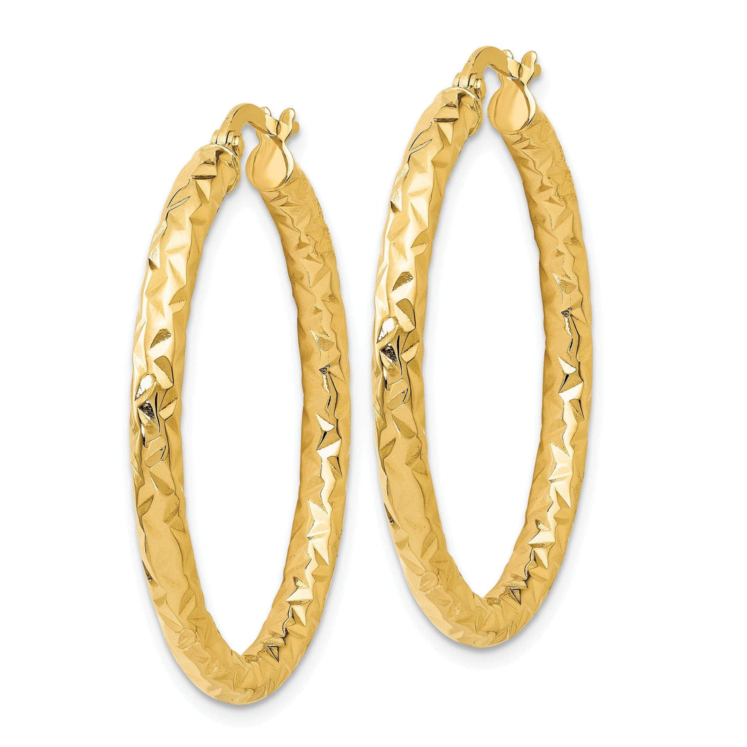 Lovely Rita's Earrings 14k Yellow Gold Forever Lite Hoop Earrings