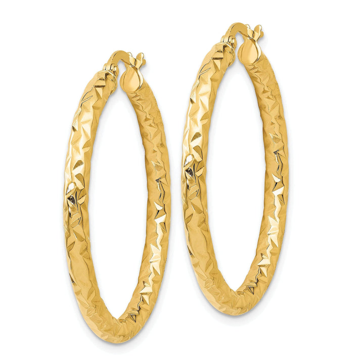 Lovely Rita's Earrings 14k Yellow Gold Forever Lite Hoop Earrings