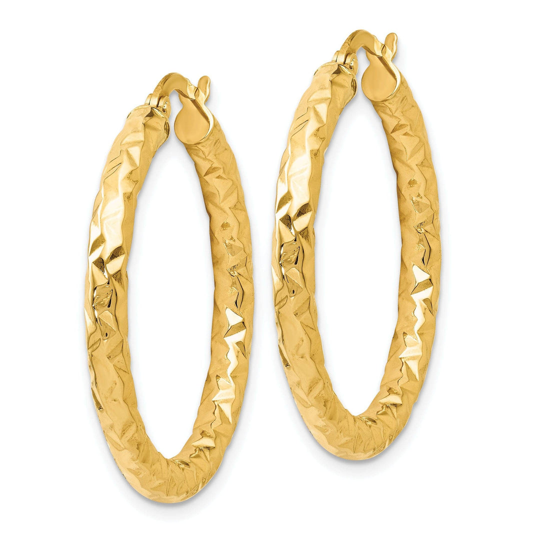 Lovely Rita's Earrings 14k Yellow Gold Forever Lite Hoop Earrings