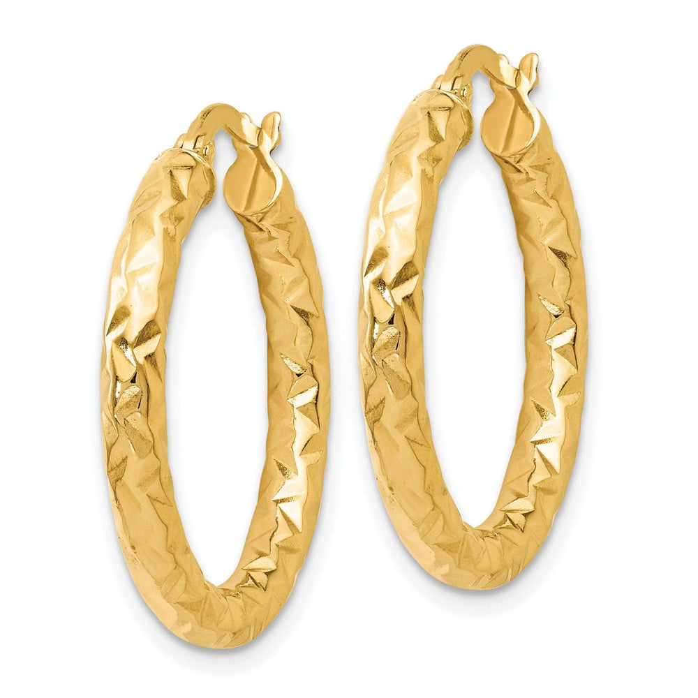 Lovely Rita's Earrings 14k Yellow Gold Forever Lite Hoop Earrings