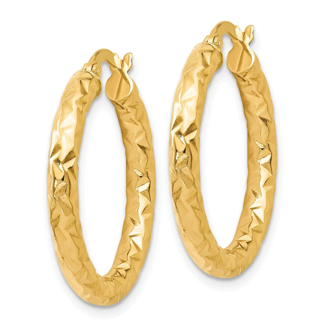Lovely Rita's Earrings 14k Yellow Gold Forever Lite Hoop Earrings