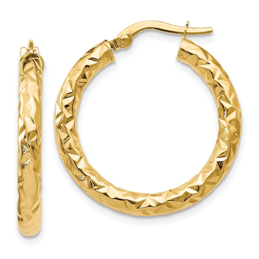 Lovely Rita's Earrings 14k Yellow Gold Forever Lite Hoop Earrings
