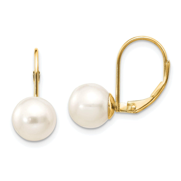 Lovely Rita's Earrings 14k Yellow Gold Freshwater Cultured Pearl Earrings