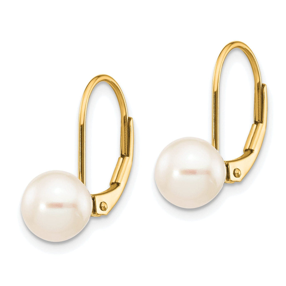 Lovely Rita's Earrings 14k Yellow Gold Freshwater Cultured Pearl Earrings