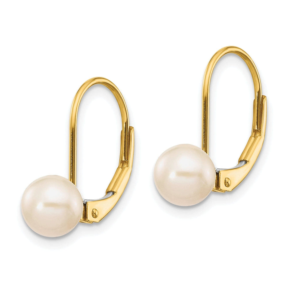 Lovely Rita's Earrings 14k Yellow Gold Freshwater Cultured Pearl Earrings