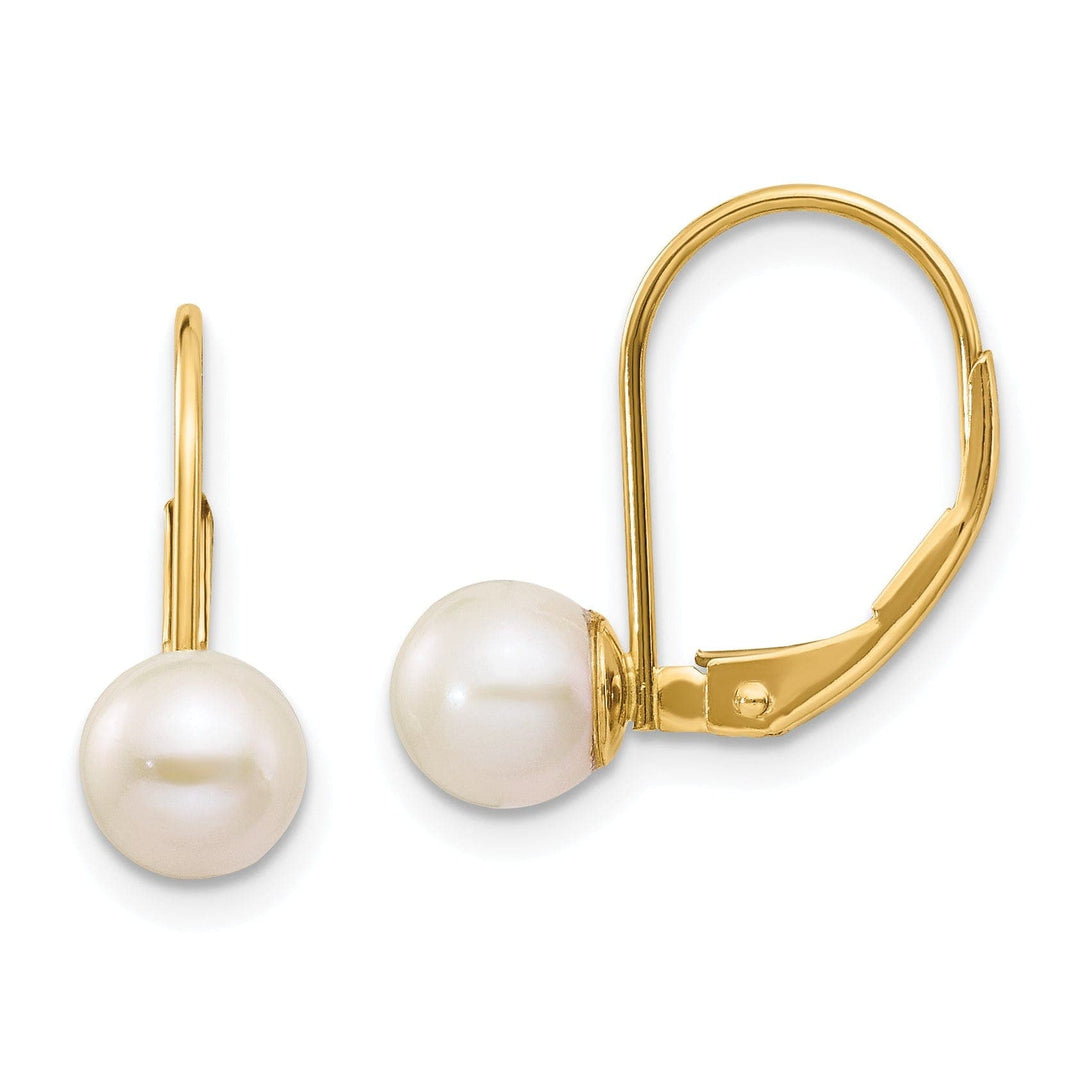 Lovely Rita's Earrings 14k Yellow Gold Freshwater Cultured Pearl Earrings