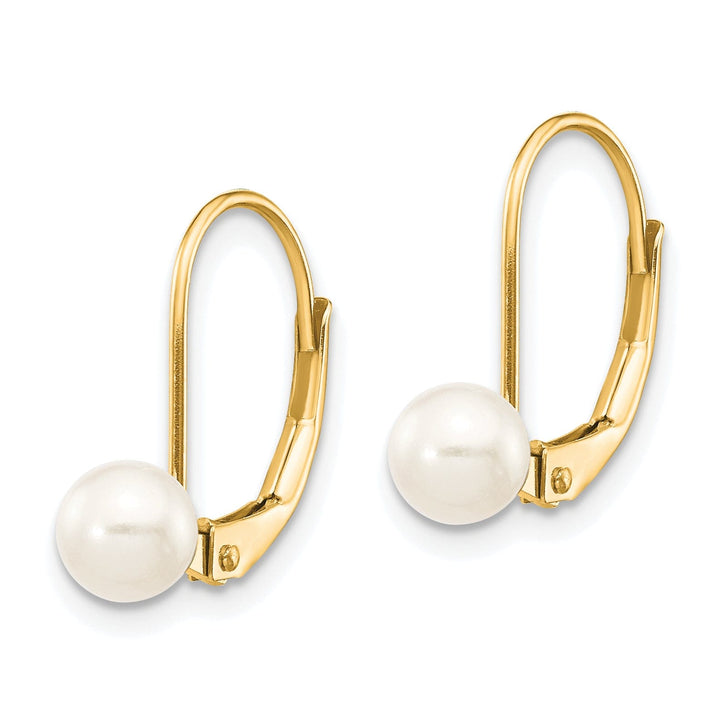 Lovely Rita's Earrings 14k Yellow Gold Freshwater Cultured Pearl Earrings