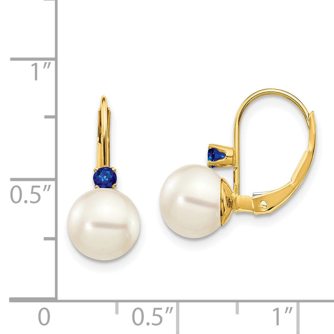 Lovely Rita's Earrings 14k Yellow Gold Freshwater Pearl Earring