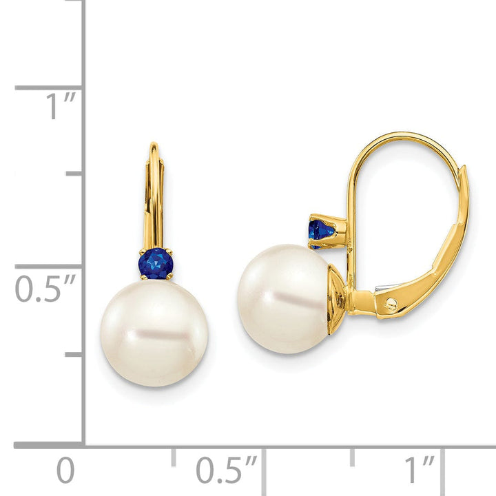 Lovely Rita's Earrings 14k Yellow Gold Freshwater Pearl Earring