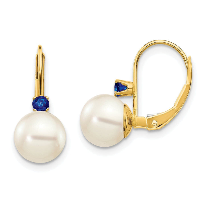 Lovely Rita's Earrings 14k Yellow Gold Freshwater Pearl Earring