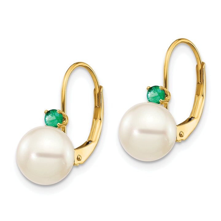 Lovely Rita's Earrings 14k Yellow Gold Freshwater Pearl Earring