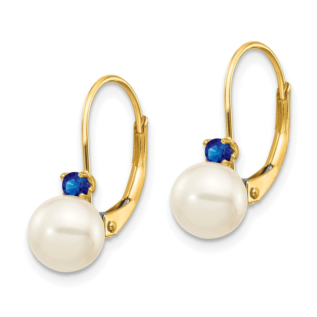 Lovely Rita's Earrings 14k Yellow Gold Freshwater Pearl Earring