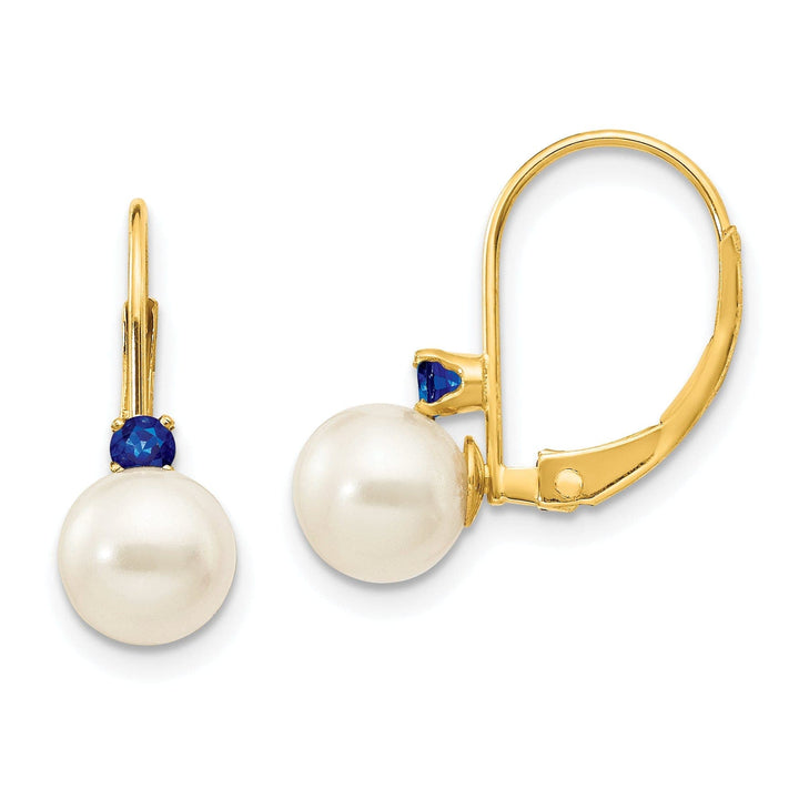 Lovely Rita's Earrings 14k Yellow Gold Freshwater Pearl Earring