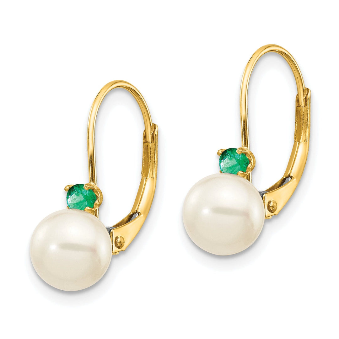 Lovely Rita's Earrings 14k Yellow Gold Freshwater Pearl Earring