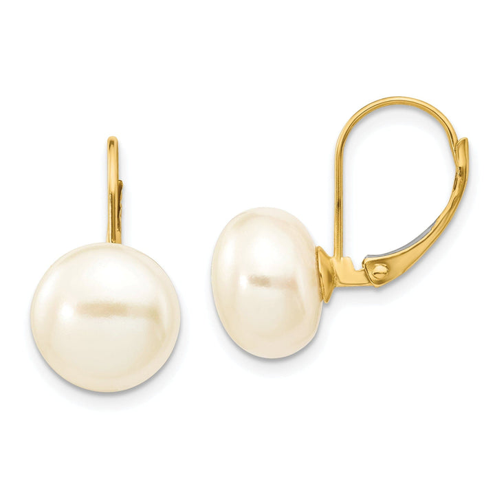 Lovely Rita's Earrings 14k Yellow Gold Freshwater Pearl Earring