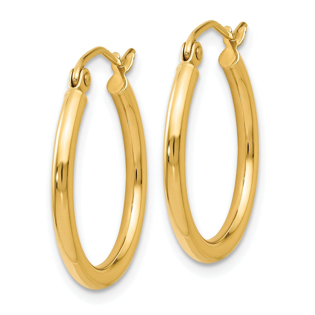 Lovely Rita's Earrings 14k Yellow Gold Hoop Earrings