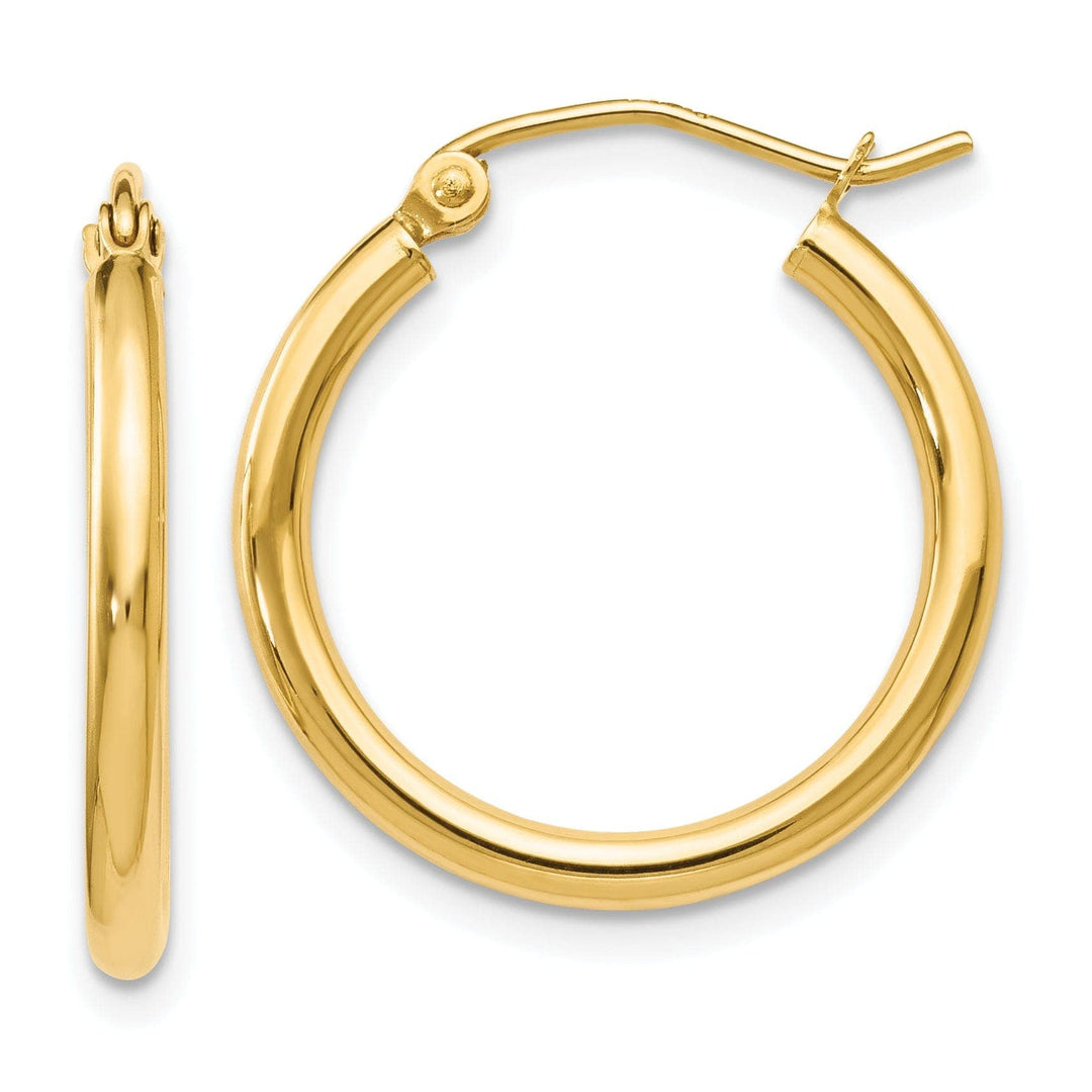 Lovely Rita's Earrings 14k Yellow Gold Hoop Earrings