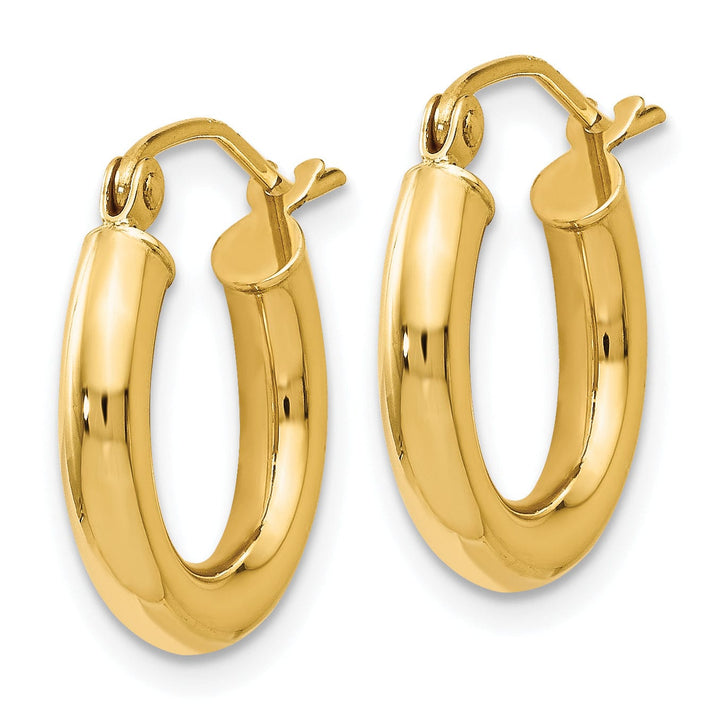 Lovely Rita's Earrings 14k Yellow Gold Hoop Earrings