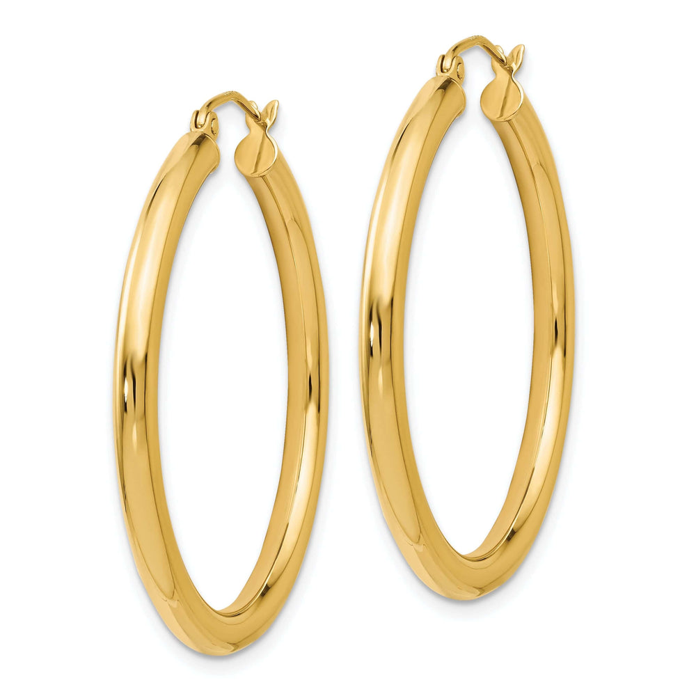 Lovely Rita's Earrings 14k Yellow Gold Hoop Earrings