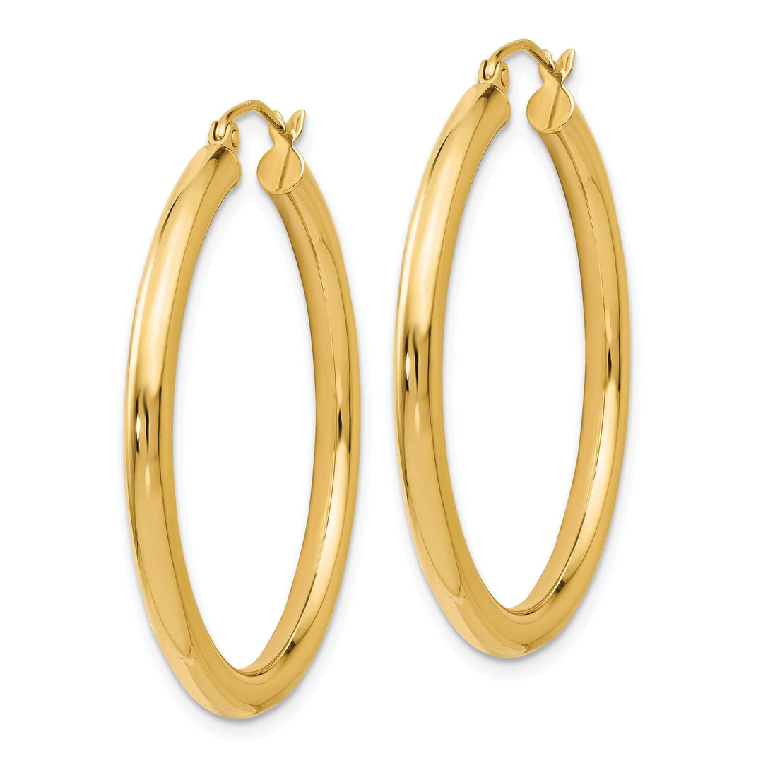 Lovely Rita's Earrings 14k Yellow Gold Hoop Earrings