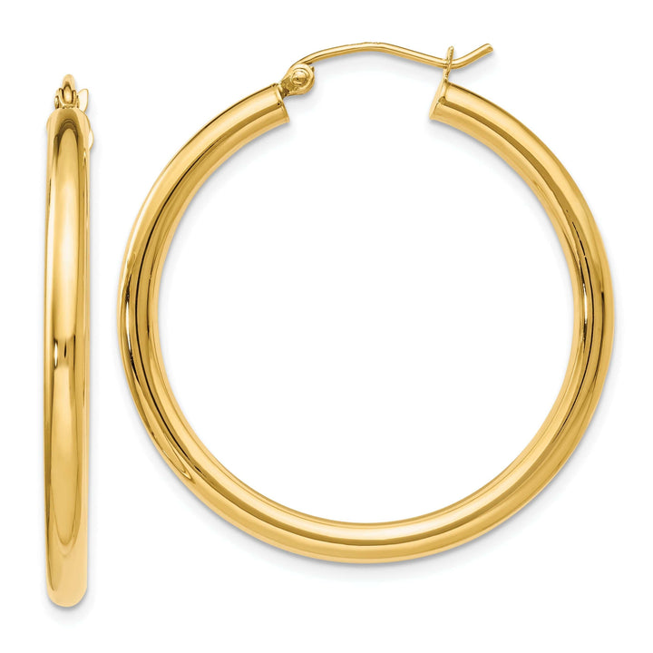 Lovely Rita's Earrings 14k Yellow Gold Hoop Earrings