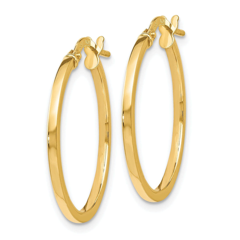 Lovely Rita's Earrings 14k Yellow Gold Hoop Earrings