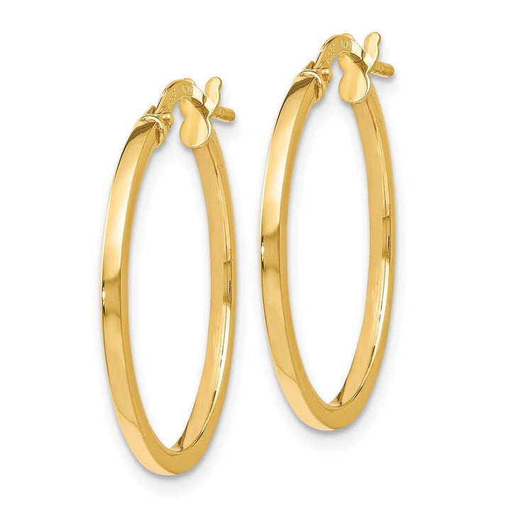 Lovely Rita's Earrings 14k Yellow Gold Hoop Earrings