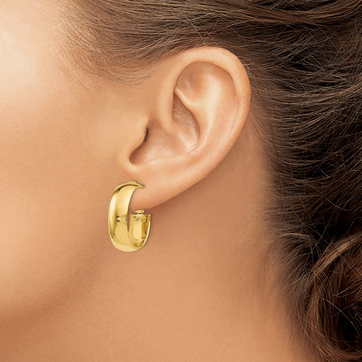 Lovely Rita's Earrings 14k Yellow Gold Hoop Earrings