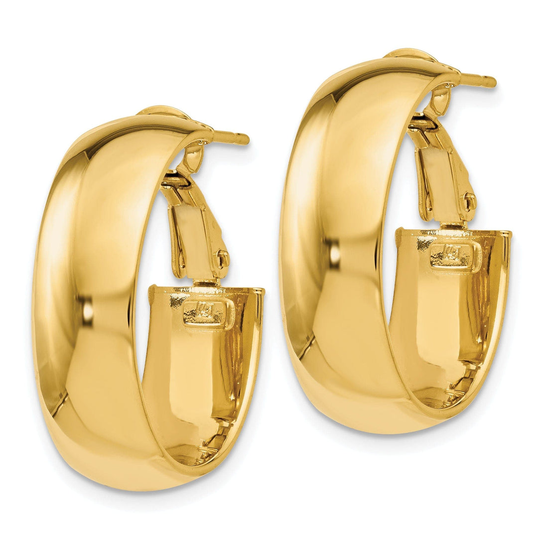 Lovely Rita's Earrings 14k Yellow Gold Hoop Earrings