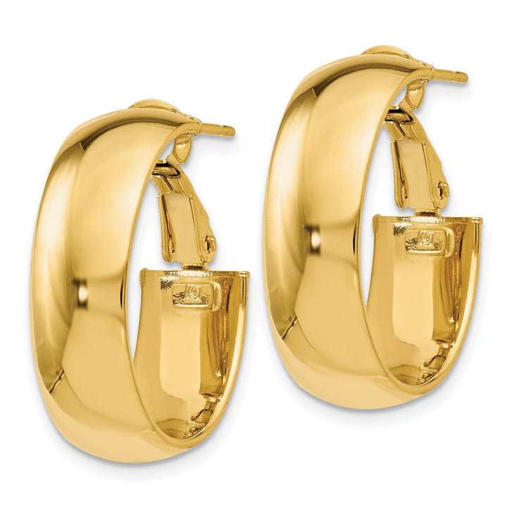 Lovely Rita's Earrings 14k Yellow Gold Hoop Earrings