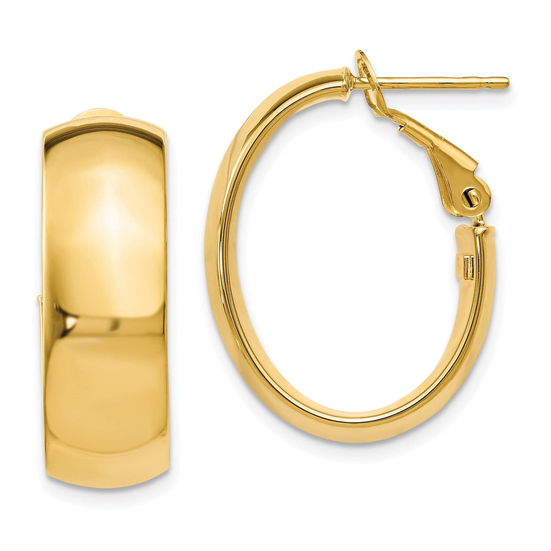 Lovely Rita's Earrings 14k Yellow Gold Hoop Earrings