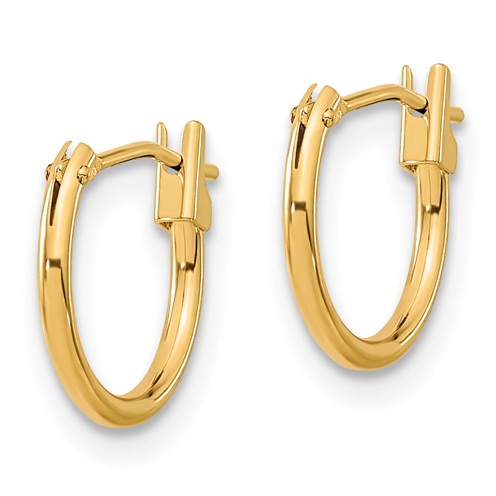 Lovely Rita's Earrings 14k Yellow Gold Hoop Earrings