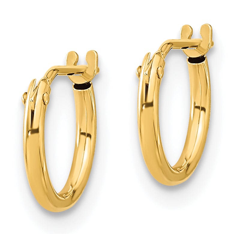 Lovely Rita's Earrings 14k Yellow Gold Hoop Earrings