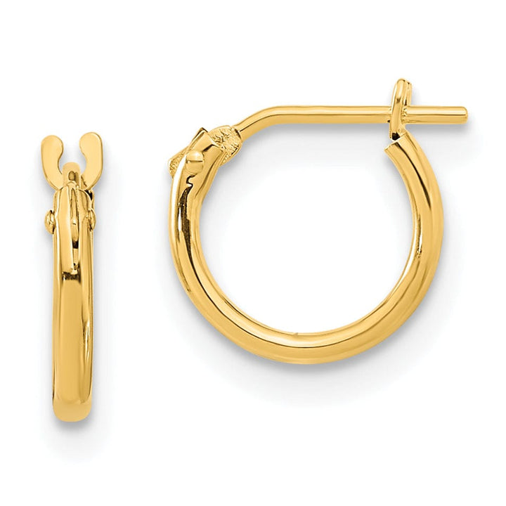 Lovely Rita's Earrings 14k Yellow Gold Hoop Earrings