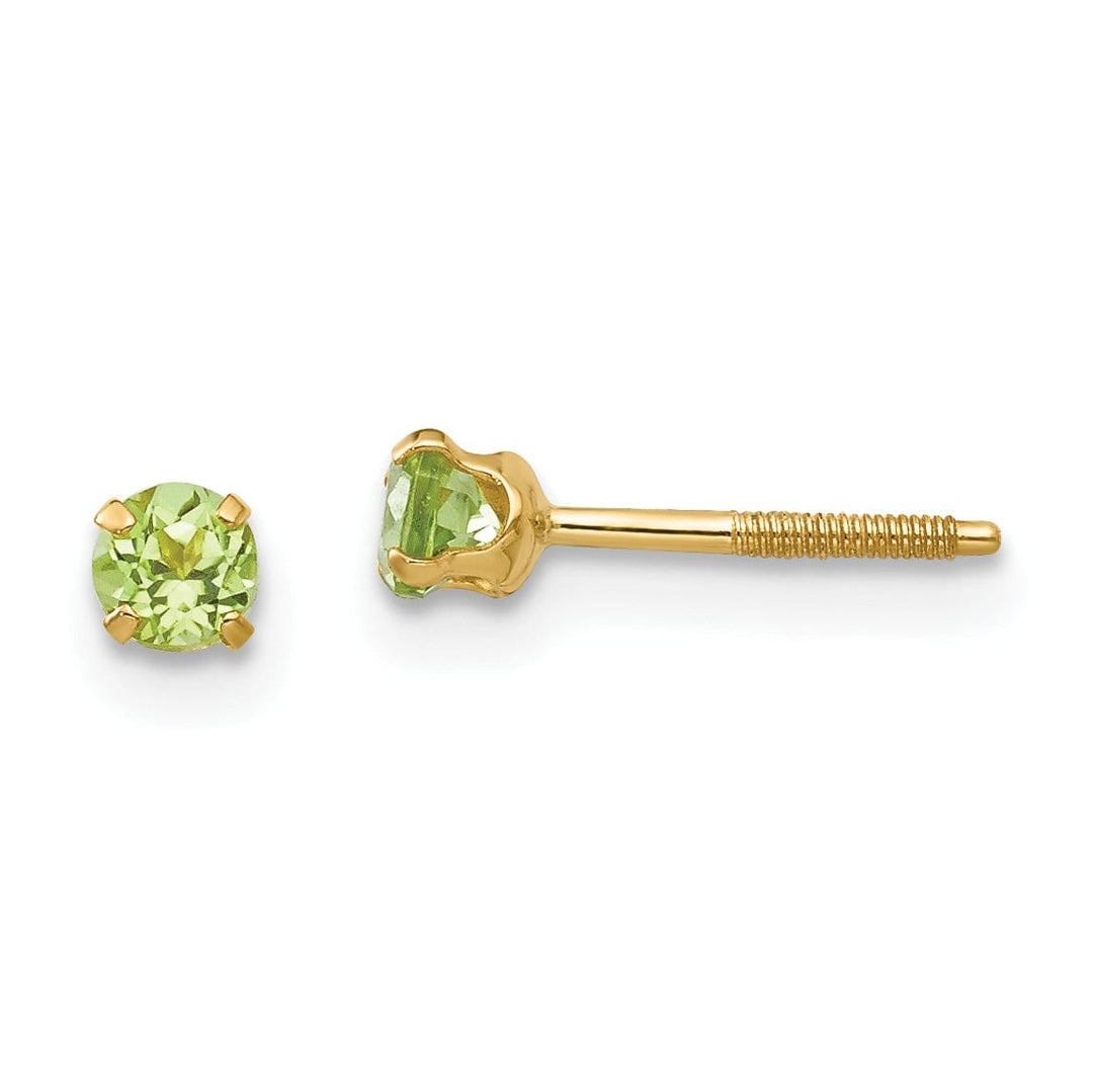 Lovely Rita's Earrings 14k Yellow Gold Madi K Peridot Earrings