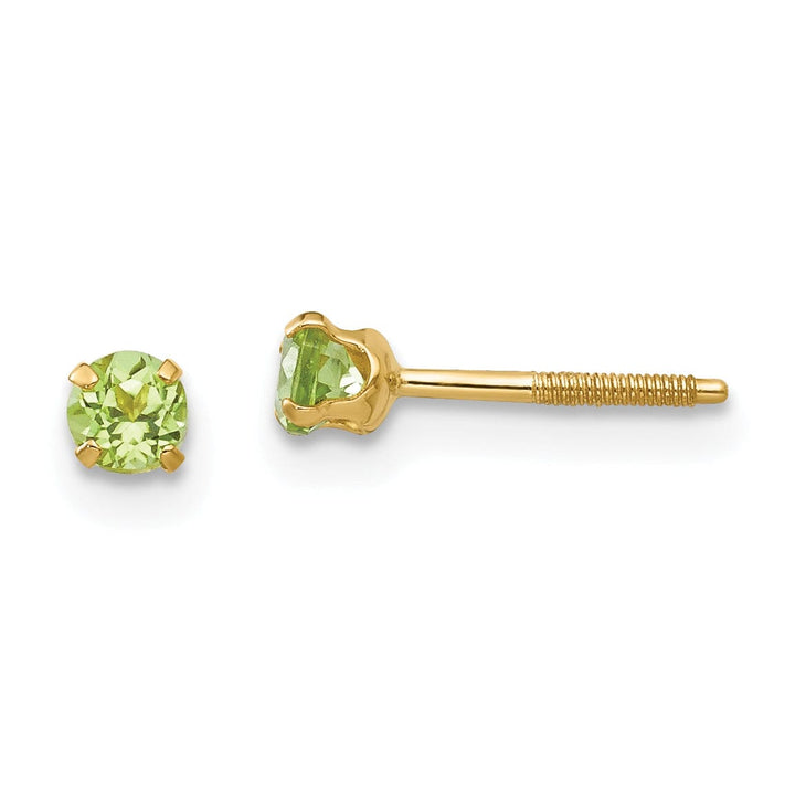 Lovely Rita's Earrings 14k Yellow Gold Madi K Peridot Earrings