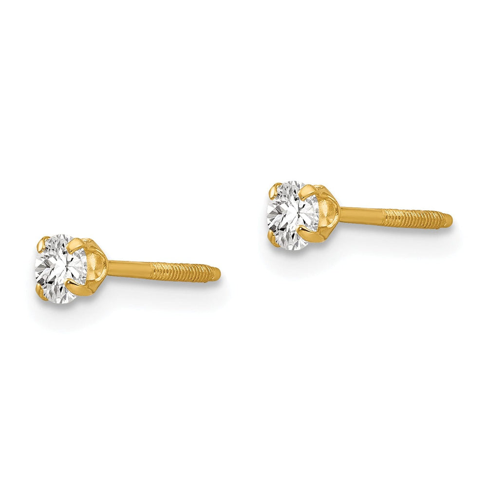 Lovely Rita's Earrings 14k Yellow Gold Madi K Synthetic Spinel Earring