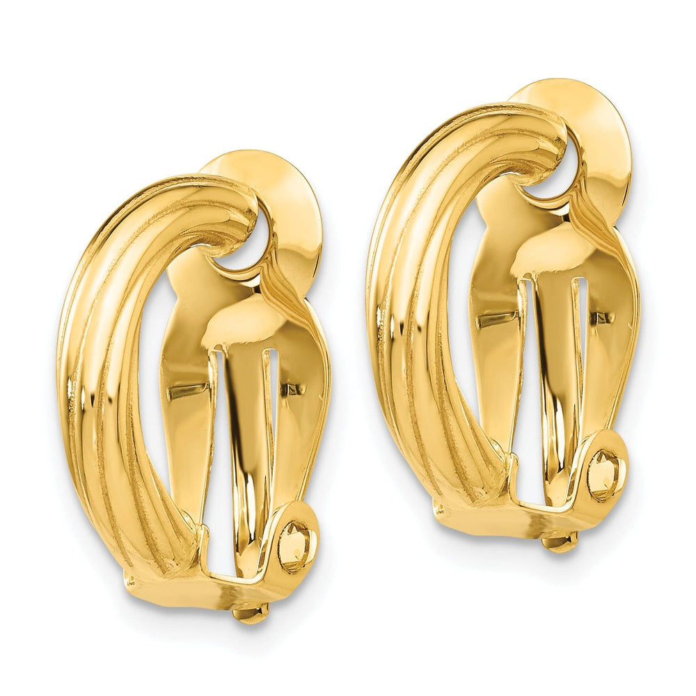 Lovely Rita's Earrings 14k Yellow Gold Non-Pierced Earrings
