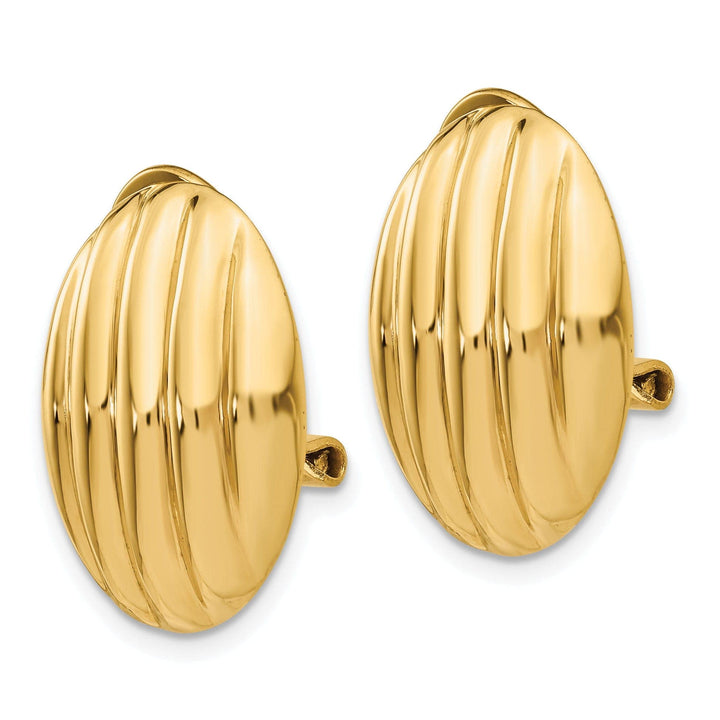 Lovely Rita's Earrings 14k Yellow Gold Non-pierced Fancy Earrings