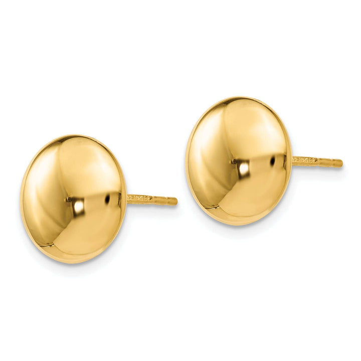 Lovely Rita's Earrings 14k Yellow Gold Polished Button Post Earrings